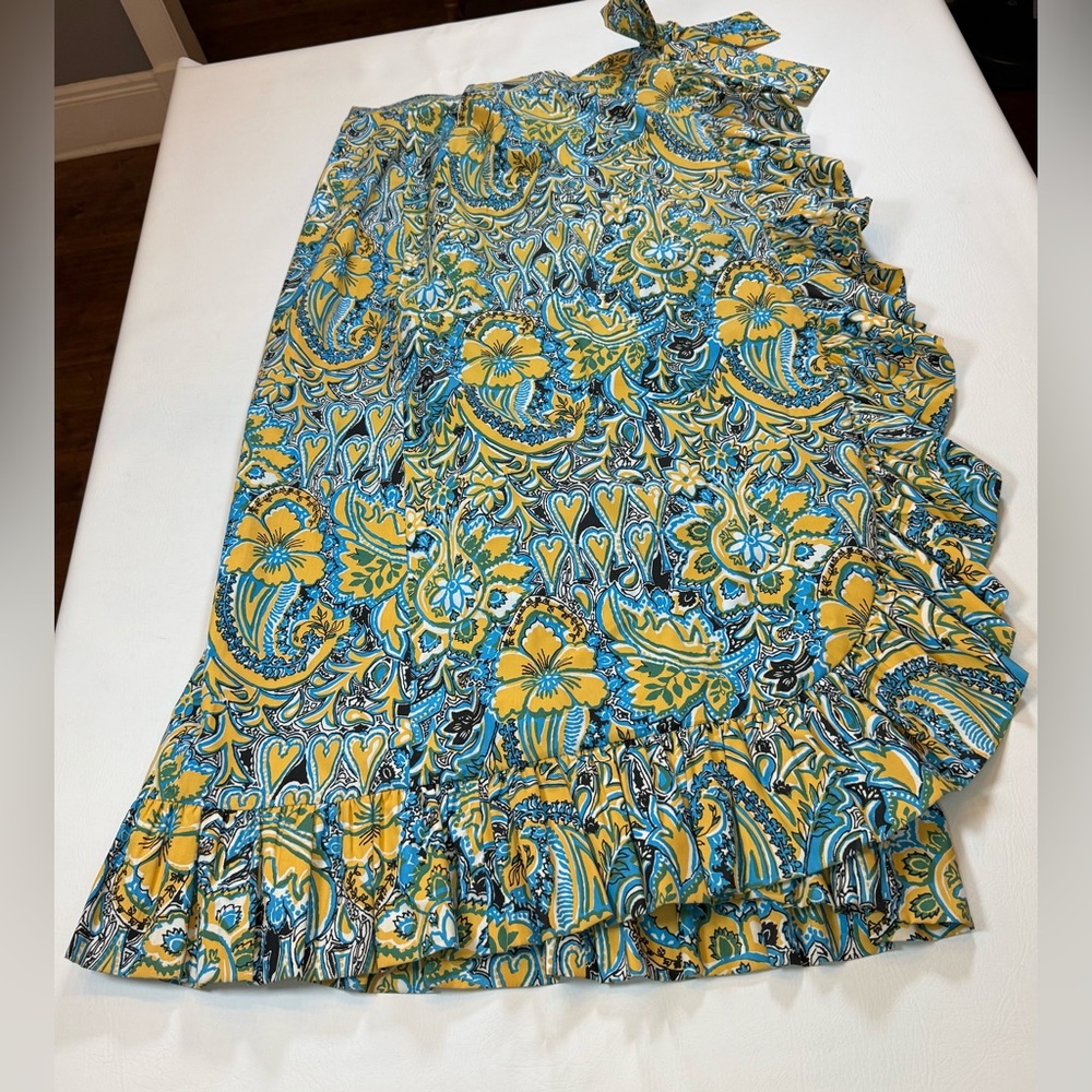 Vintage 1960’s Key West hand print fabrics skirt Lilly Pulitzer / Suzie Zuzek - Picture 5 of 11